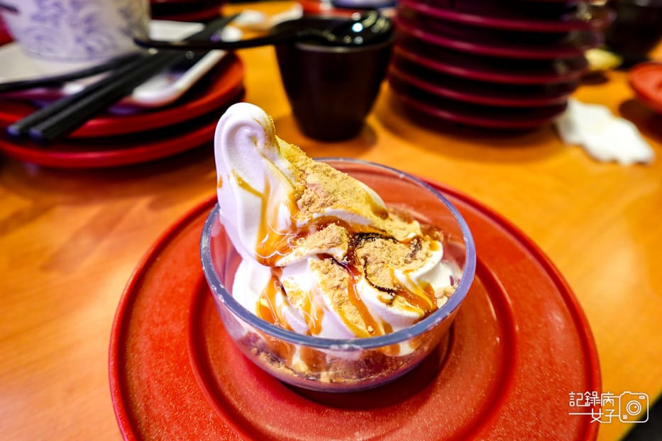72スシロー壽司郎內湖美麗華北海道霜淇淋黑糖霜淇淋.jpg