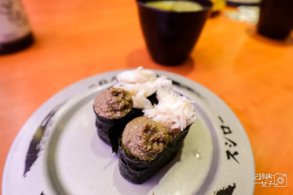 40スシロー壽司郎內湖美麗華玉子燒鮭魚卵蟹肉高軍艦壽司.jpg