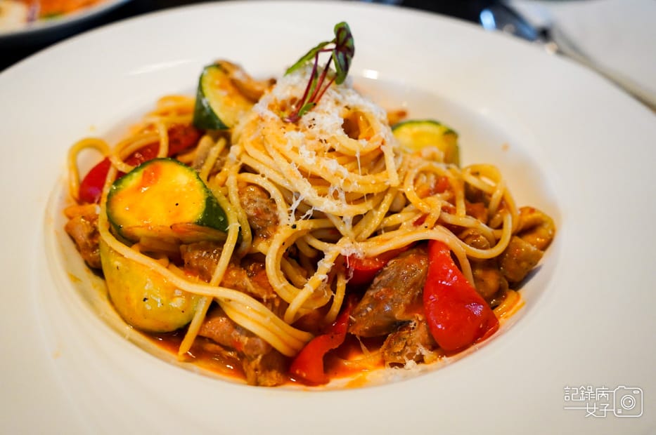 26高雄鼓山H2o飯店Ripple義法西餐廳吃到飽 香烤雞肉番茄義大利麵.jpg