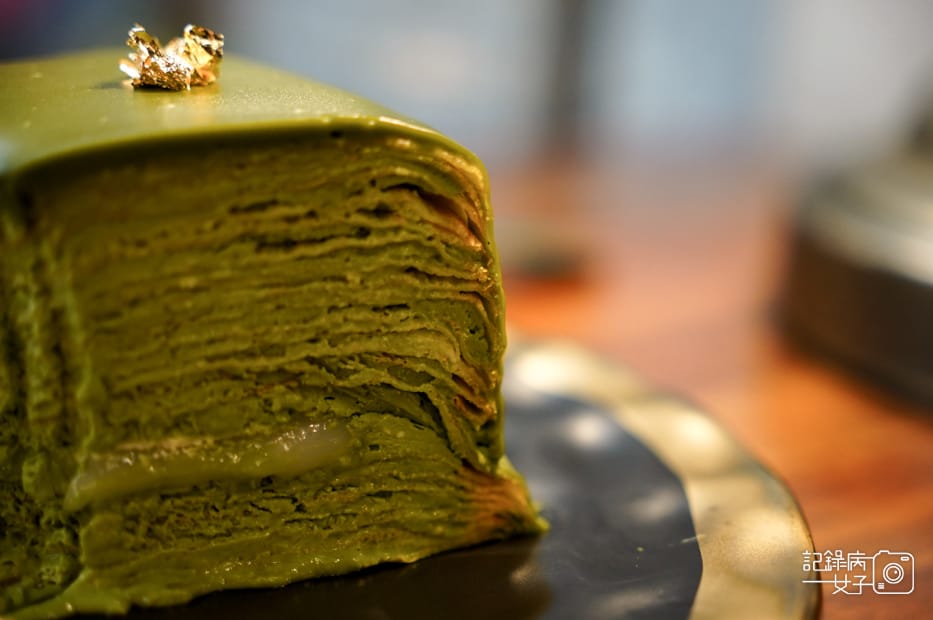 23基隆三奇壹號咖啡館築甜製菓小山圓抹茶千層蛋糕奶蓋小山園抹茶鮮乳.jpg