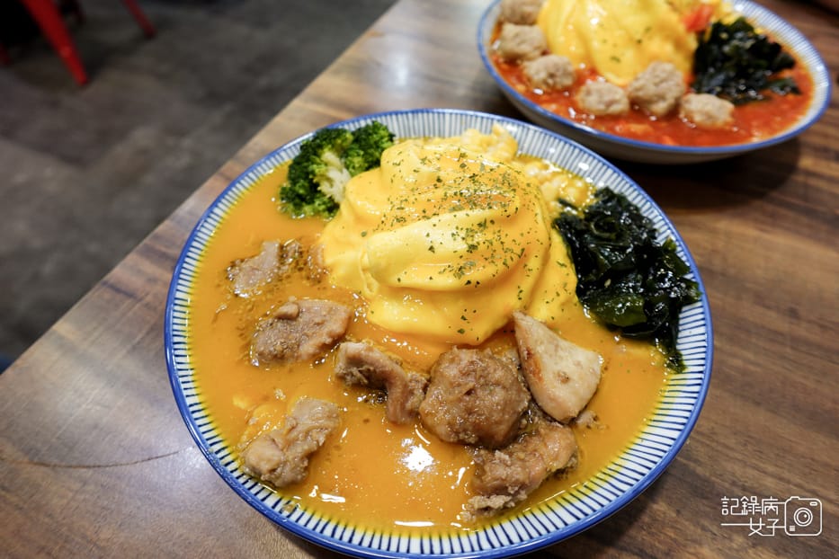 15大安梧貳WUERFOODS歐姆蛋包飯美式肉丸南瓜咖哩飯免費續飯.jpg