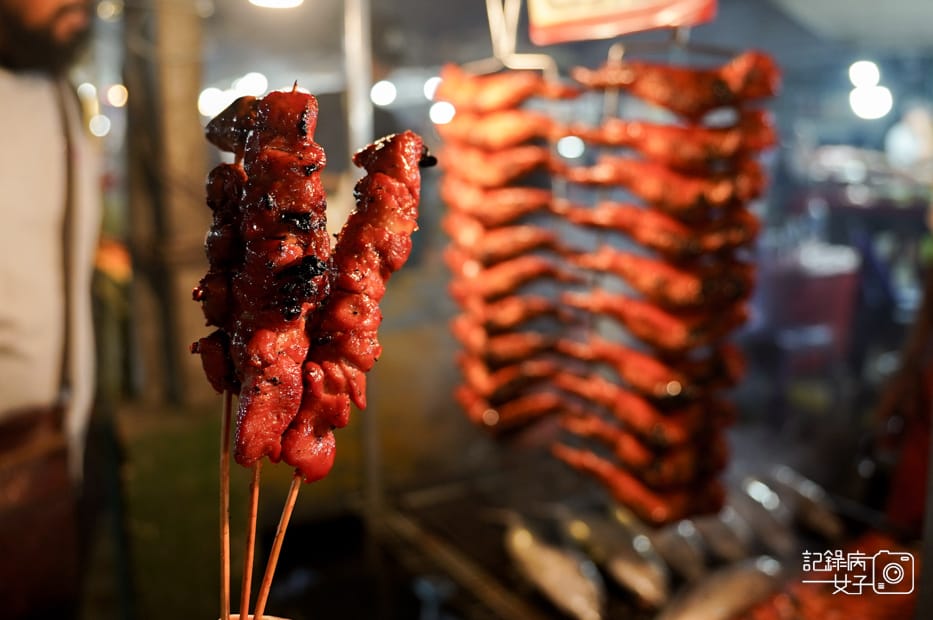 25馬來西亞沙巴菲律賓夜市 Pasar Kraftangan雞肉沙爹CHICKEN SATAY.jpg