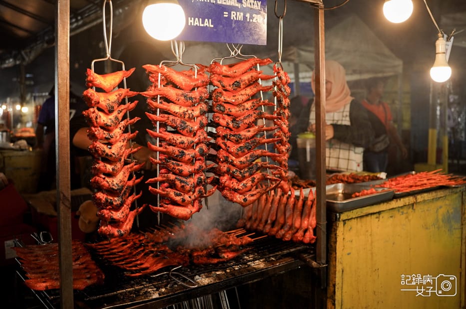 20馬來西亞沙巴菲律賓夜市 Pasar Kraftangan雞肉沙爹CHICKEN SATAY.jpg