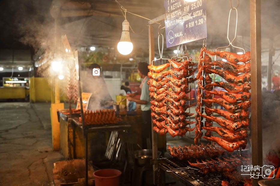 19馬來西亞沙巴菲律賓夜市 Pasar Kraftangan雞肉沙爹CHICKEN SATAY.jpg
