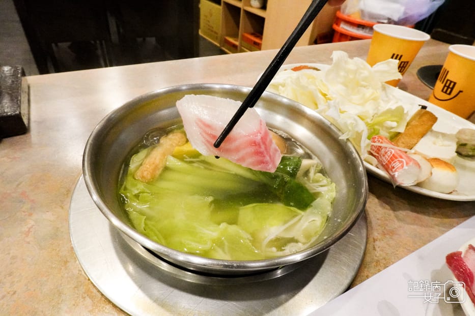 35台北大直中山區川田涮涮鍋大直個人小火鍋沙朗牛肉台灣鯛魚.jpg