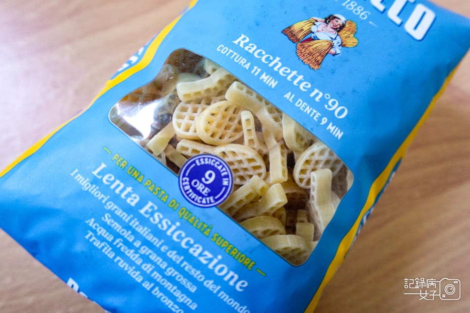 11好市多開箱冷凍明太子小包裝De Cecco Pasta 網球拍麵N.90.jpg