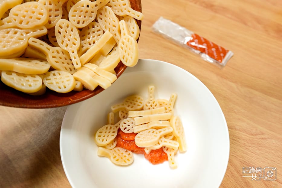 22好市多開箱冷凍明太子小包裝De Cecco Pasta 網球拍麵N.90.jpg