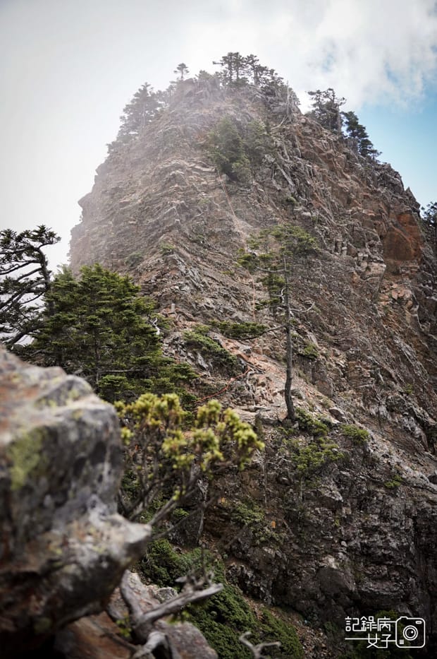 51台灣百岳武陵兩日四秀品田山V字斷崖.jpg