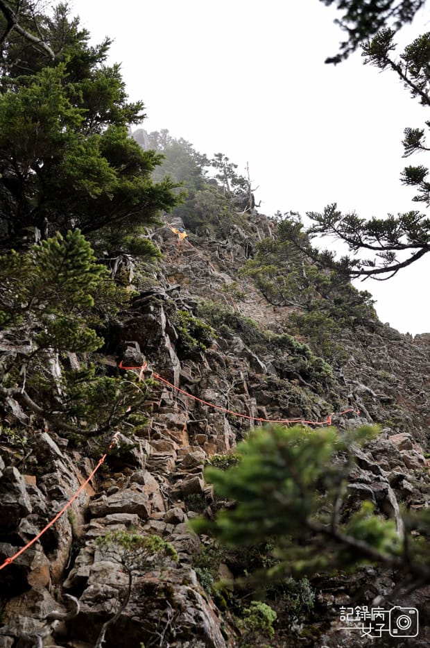 58台灣百岳武陵兩日四秀品田山V字斷崖.jpg