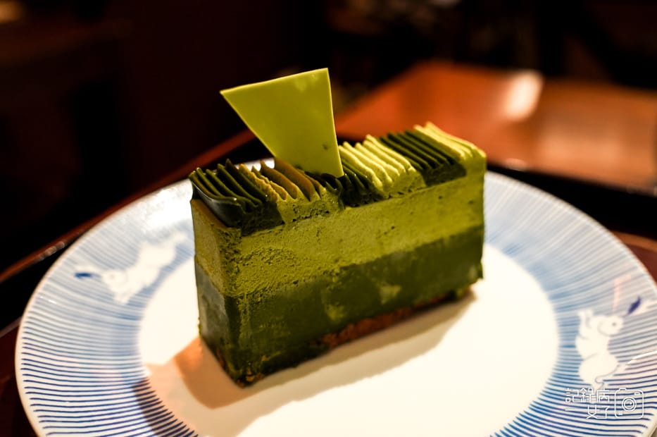 35台北古亭台電大樓平安京茶事日本抹茶甜點專賣二年坂抹茶巧克力蛋糕.jpg