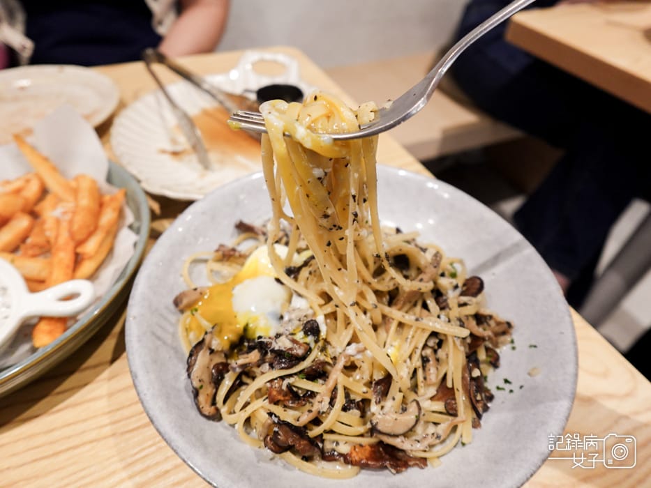 21台北大安青沐奶油蕈菇培根蛋黃麵.jpg