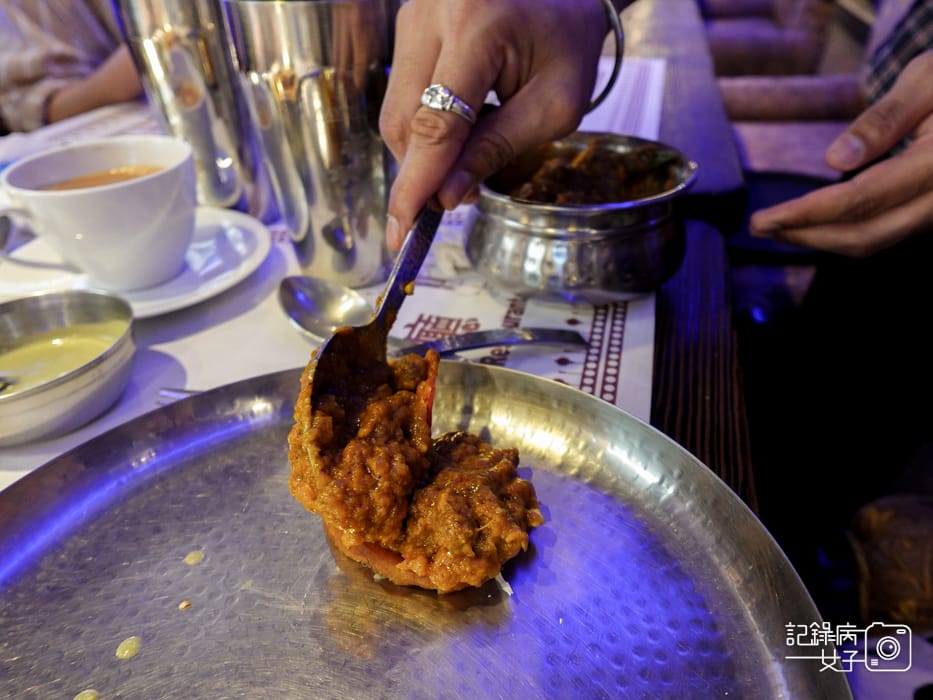 26台北吉阿亞努印度餐廳奶油雞肉菠菜羊肉咖哩薯餅蓮子豆.jpg