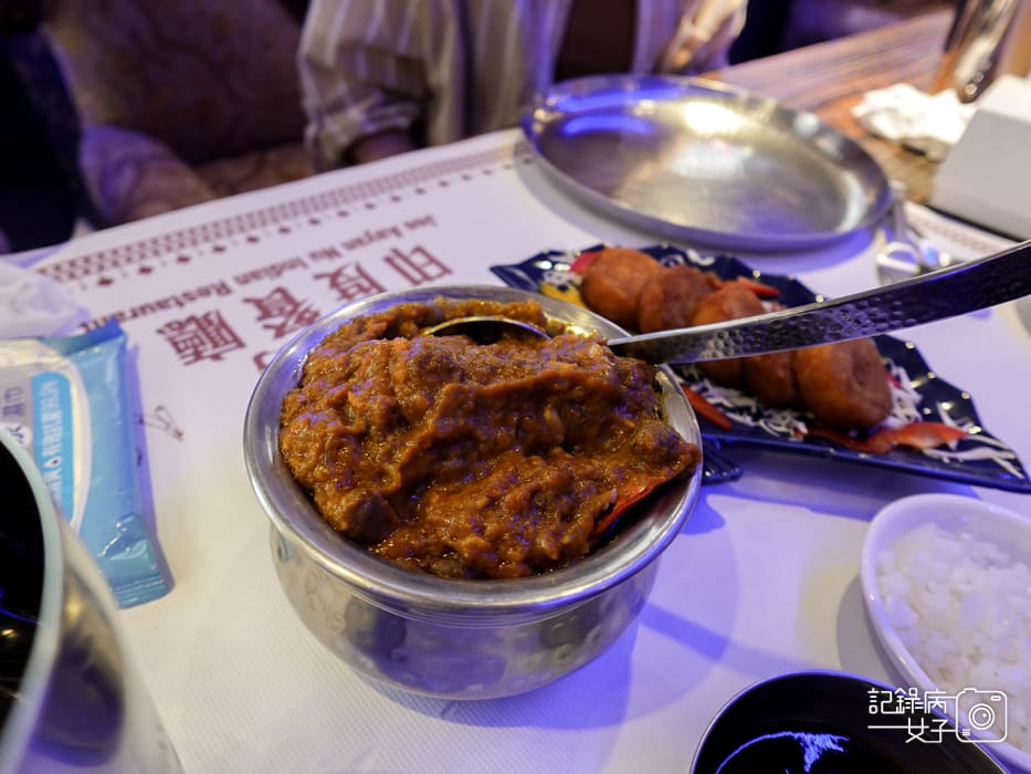 23台北吉阿亞努印度餐廳奶油雞肉菠菜羊肉咖哩薯餅蓮子豆.jpg