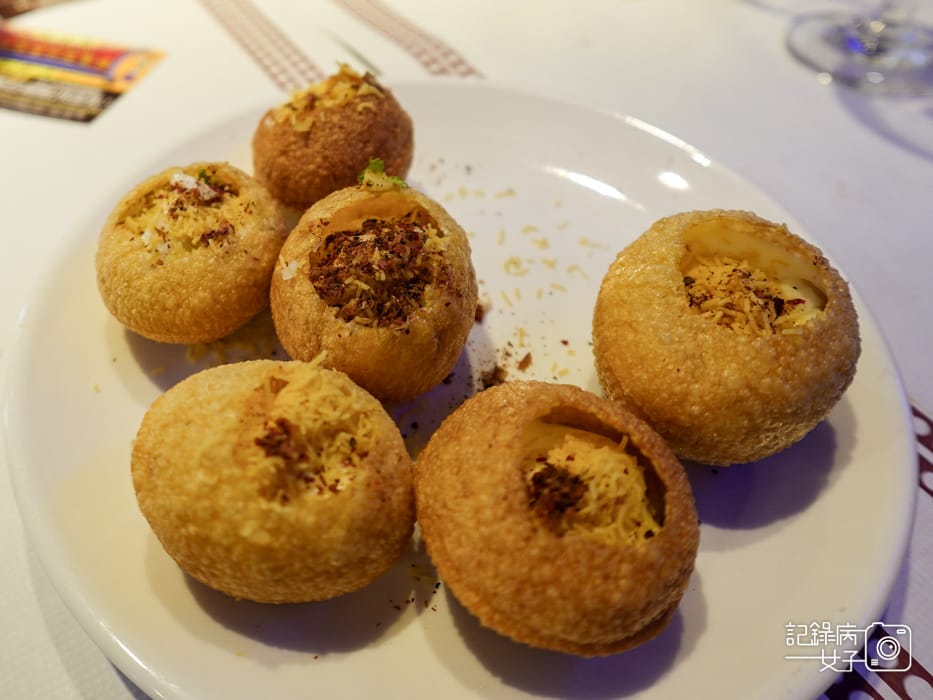 34台北吉阿亞努印度餐廳甜點坦杜里雞腿帕尼普里脆球冰淇淋.jpg