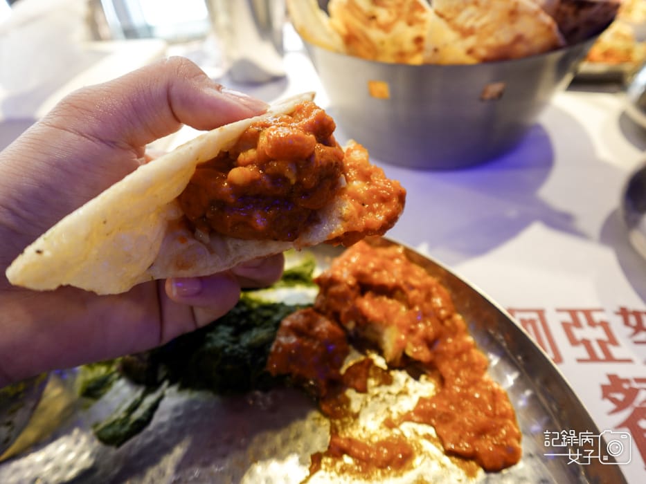 20台北吉阿亞努印度餐廳奶油雞肉菠菜羊肉咖哩薯餅蓮子豆.jpg