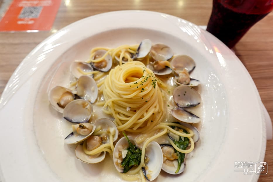 2內湖東湖夯麵坊義清炒蛤蜊義大利麵酥皮玉米濃湯.jpg