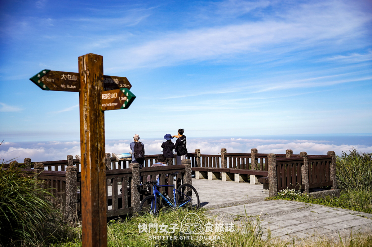 【大屯山連峰步道】陽明山小百岳大屯山主峰 x 台北大縱走第二段 x 挑戰西峰南峰濕滑拉繩泥巴地形