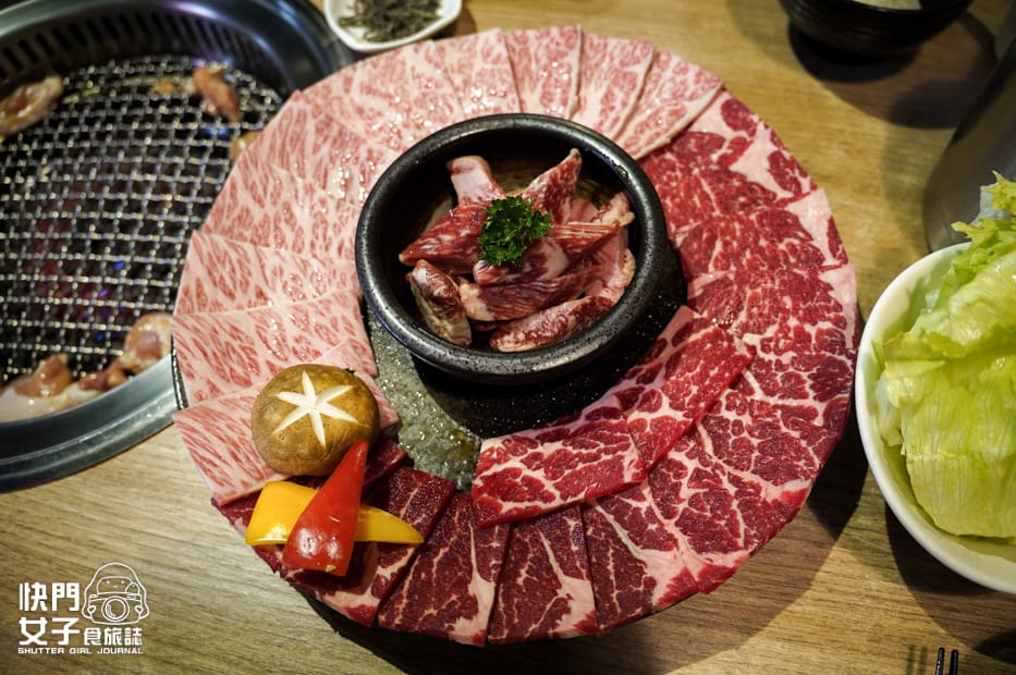 18台中澄居烤物燒肉日本A5和牛牛小排角切拼盤.jpg 18台中澄居烤物燒肉日本A5和牛牛小排角切拼盤.jpg