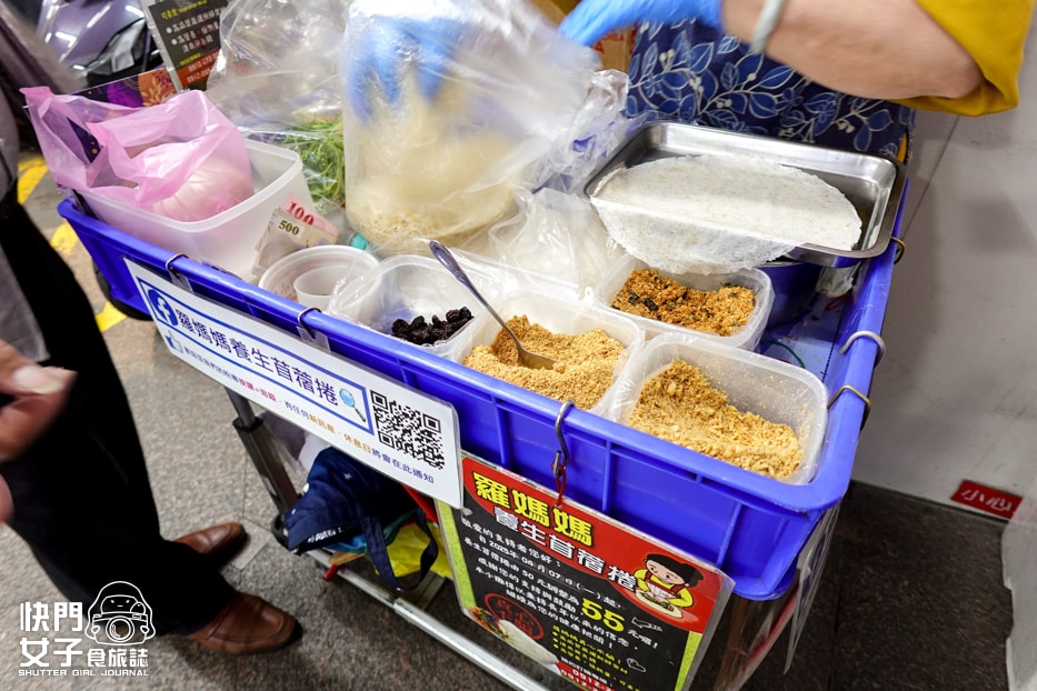 【台北 松山區】羅媽媽養生苜蓿捲 x 微風廣場前人氣清爽潤餅蔬菜捲餅