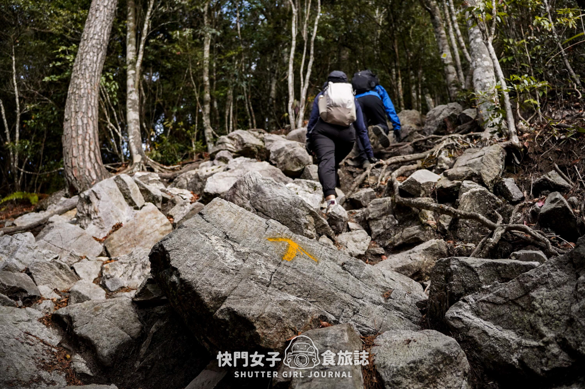 【稍來山】網美鳶嘴山縱走小百岳 x 號稱台灣小阿爾卑斯山 x 懼高挑戰中級山