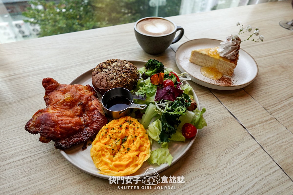 【台北 萬華區】樂野食 x 西門町高CP值早午餐盤 x 肉桂蘋果千層蛋糕