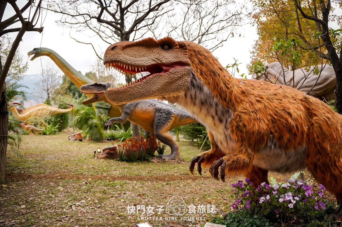 【台北 北投區】關渡侏儸紀公園 x 超巨大恐龍現身台北 x 1500坪有70隻恐龍
