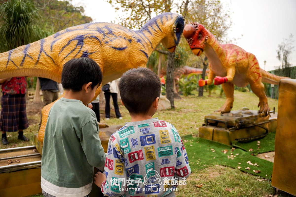 【台北 北投區】關渡侏儸紀公園 x 超巨大恐龍現身台北 x 1500坪有70隻恐龍
