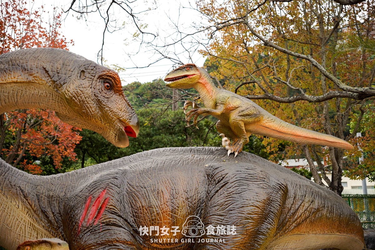 【台北 北投區】關渡侏儸紀公園 x 超巨大恐龍現身台北 x 1500坪有70隻恐龍