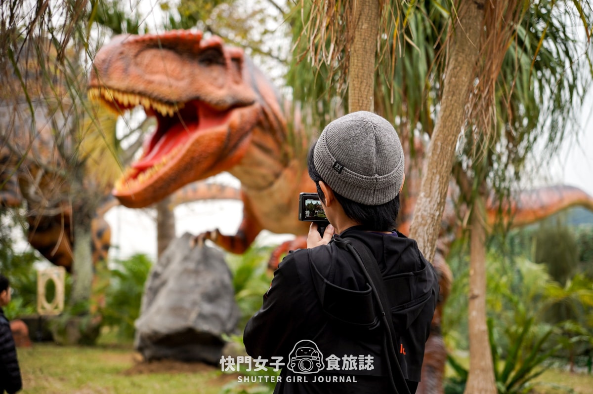 【台北 北投區】關渡侏儸紀公園 x 超巨大恐龍現身台北 x 1500坪有70隻恐龍
