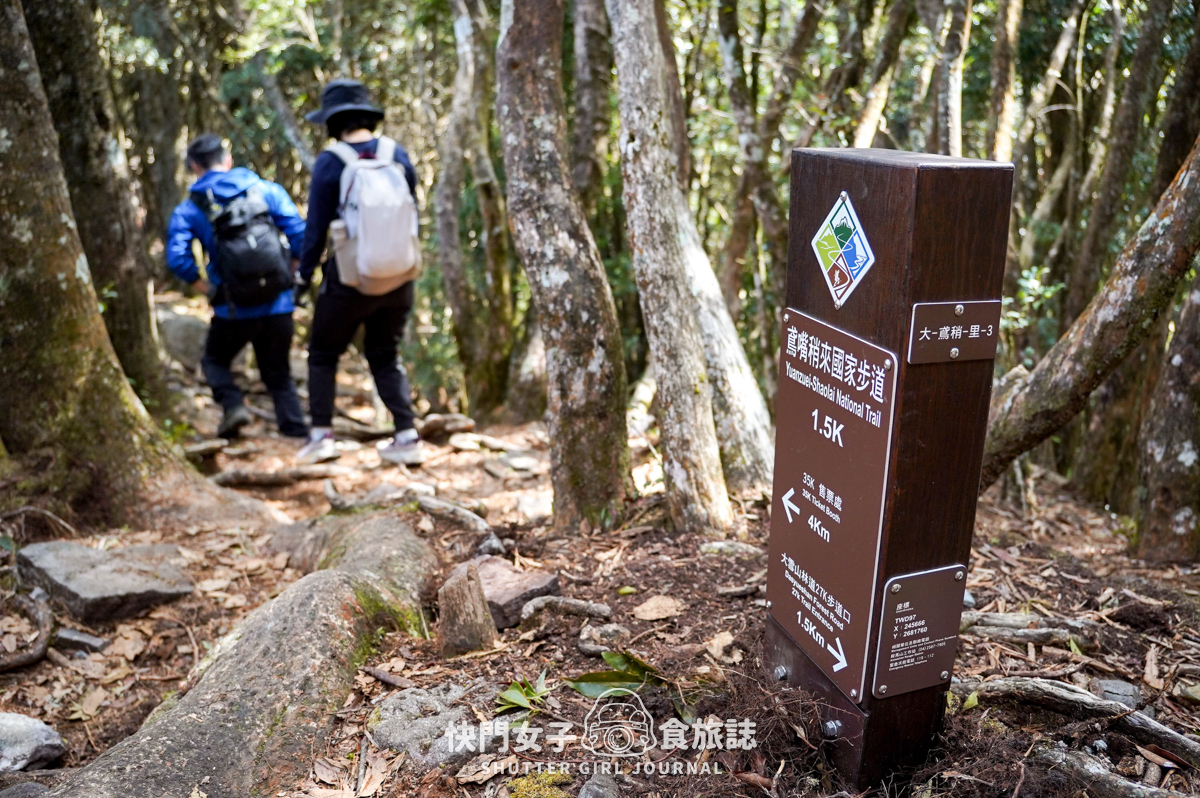 【稍來山】網美鳶嘴山縱走小百岳 x 號稱台灣小阿爾卑斯山 x 懼高挑戰中級山