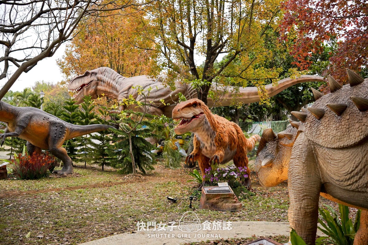 【台北 北投區】關渡侏儸紀公園 x 超巨大恐龍現身台北 x 1500坪有70隻恐龍