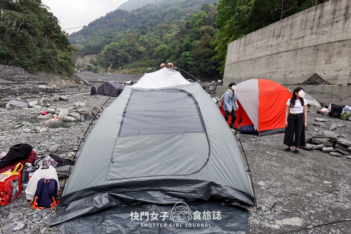 【南投 仁愛鄉】精英溫泉 x 廬山溫泉重現 x 塔羅灣溪布卡山溫泉野溪露營兩天一夜