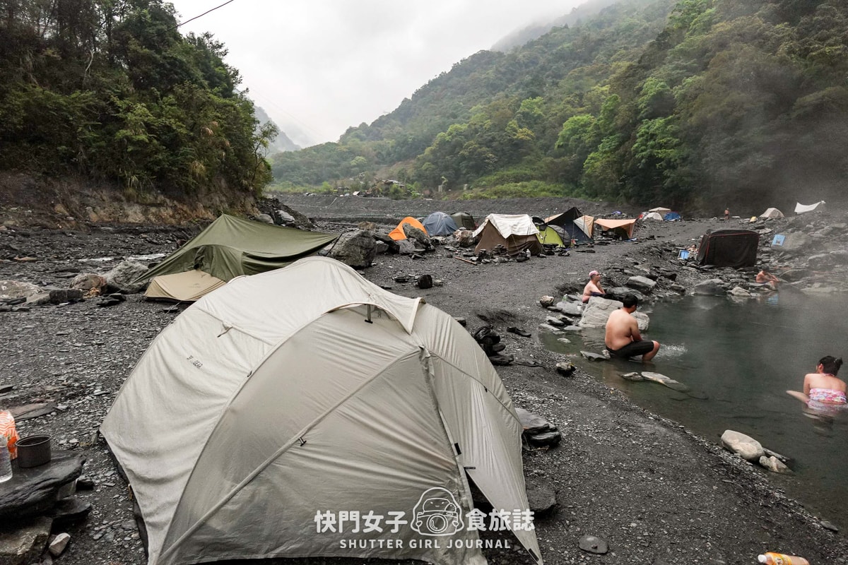 【南投 仁愛鄉】精英溫泉 x 廬山溫泉重現 x 塔羅灣溪布卡山溫泉野溪露營兩天一夜