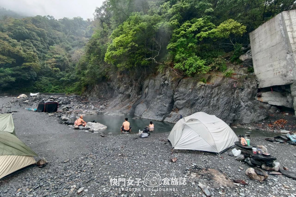 【南投 仁愛鄉】精英溫泉 x 廬山溫泉重現 x 塔羅灣溪布卡山溫泉野溪露營兩天一夜