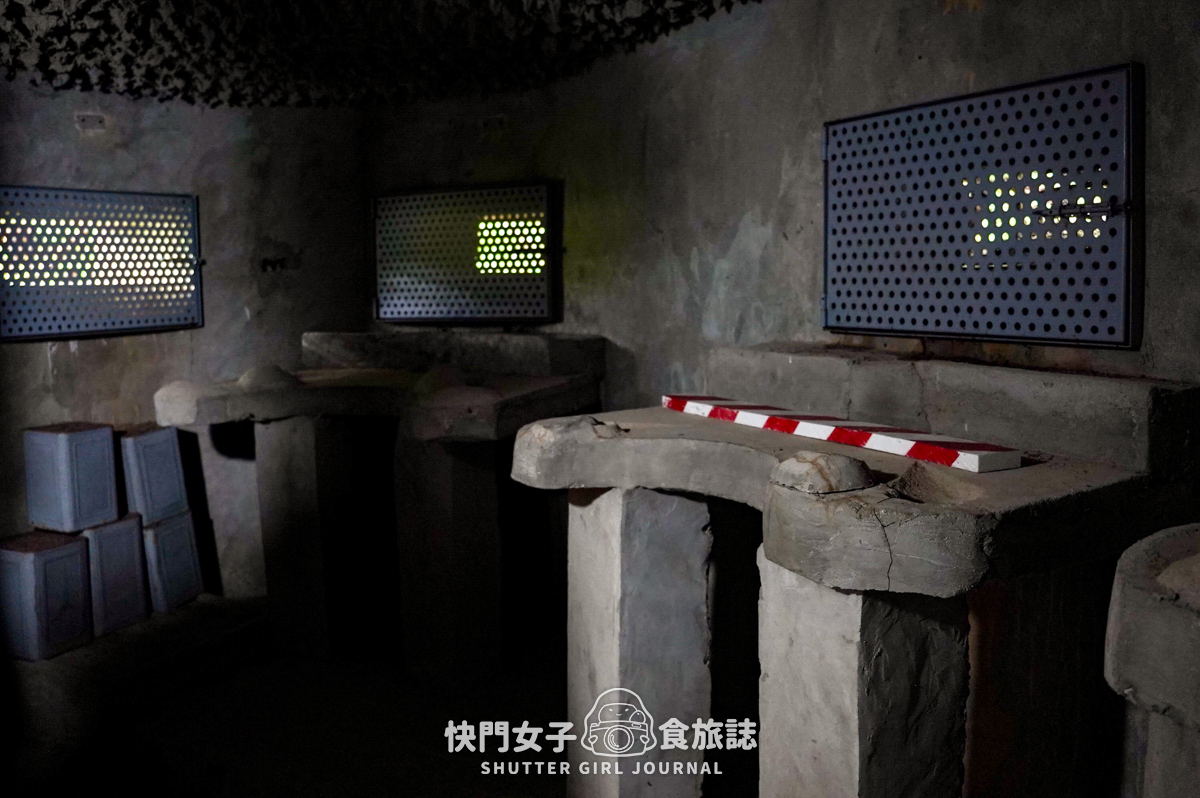 【澎湖 湖西鄉】龍門閉鎖陣地 x 參觀地底坑道 x 體驗機關槍 x 走訪摸黑炮彈坑道