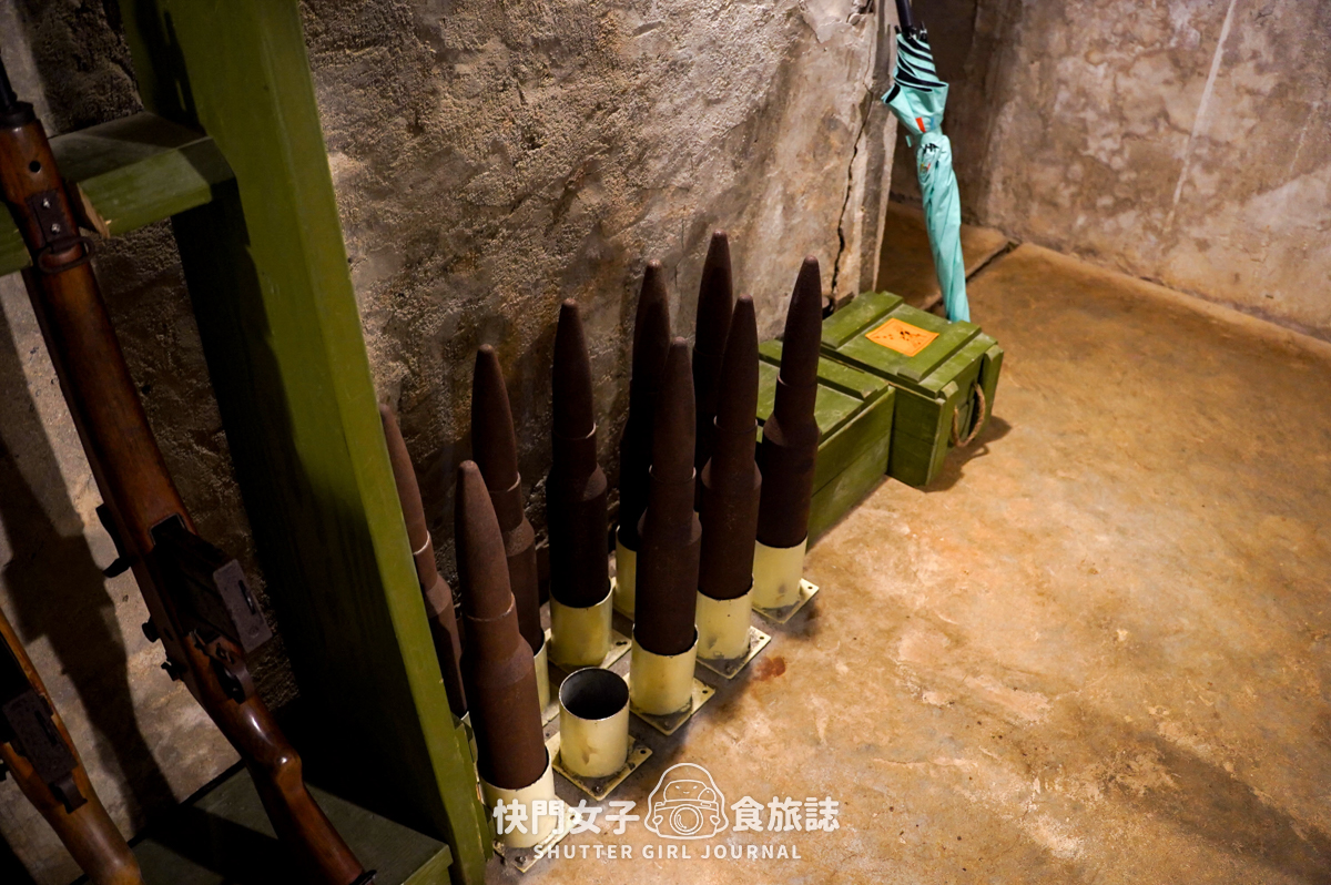 【澎湖 湖西鄉】龍門閉鎖陣地 x 參觀地底坑道 x 體驗機關槍 x 走訪摸黑炮彈坑道